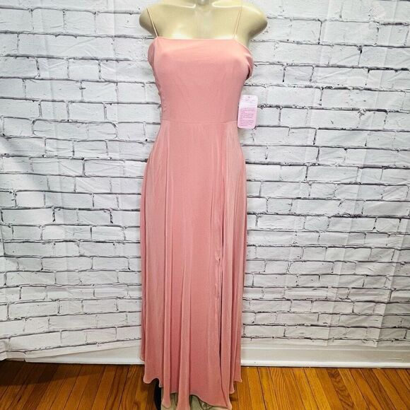 Lovely Womens Desert Rose Lovely LB012 A2 Lined Formal Maxi Dress Size 10-R NWT - Picture 1 of 9